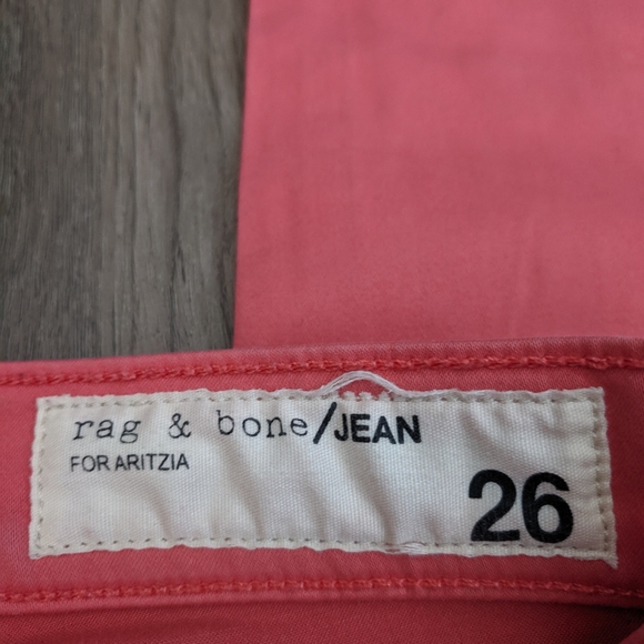 Rag and Bone Spiced Coral Skinny Legging 26 - Picture 5 of 8